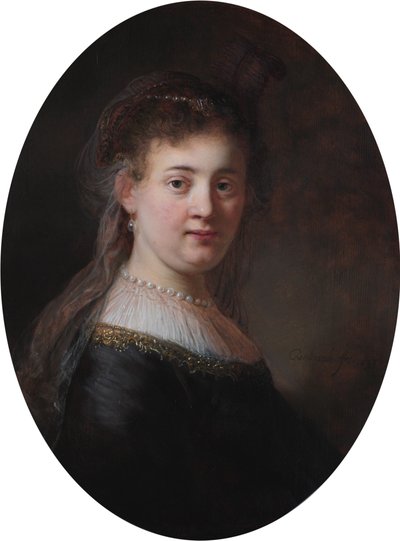 Portrait of Saskia van Uylenburgh by Rembrandt van Rijn